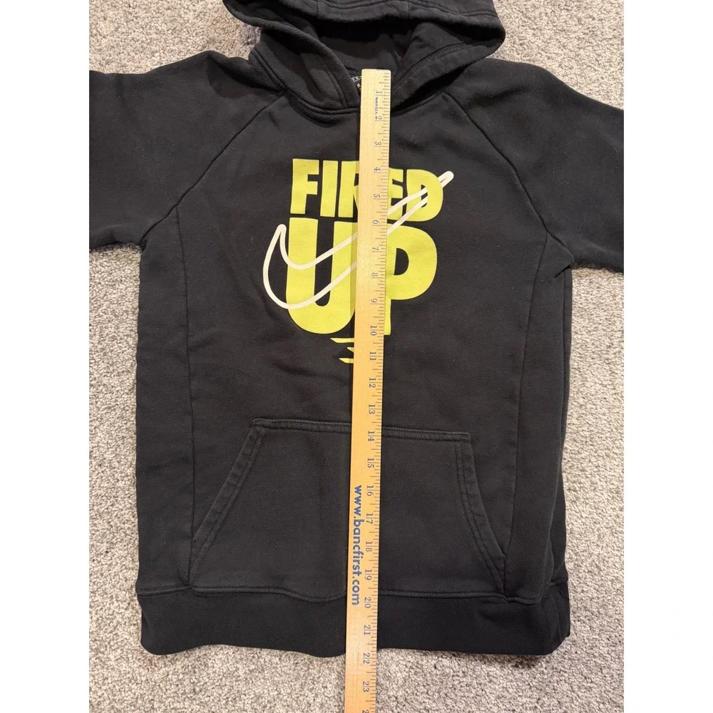 Nike 3Brand Russell Wilson Sweatshirt Kids L 12-13 Black Fired Up Graphic Hoodie